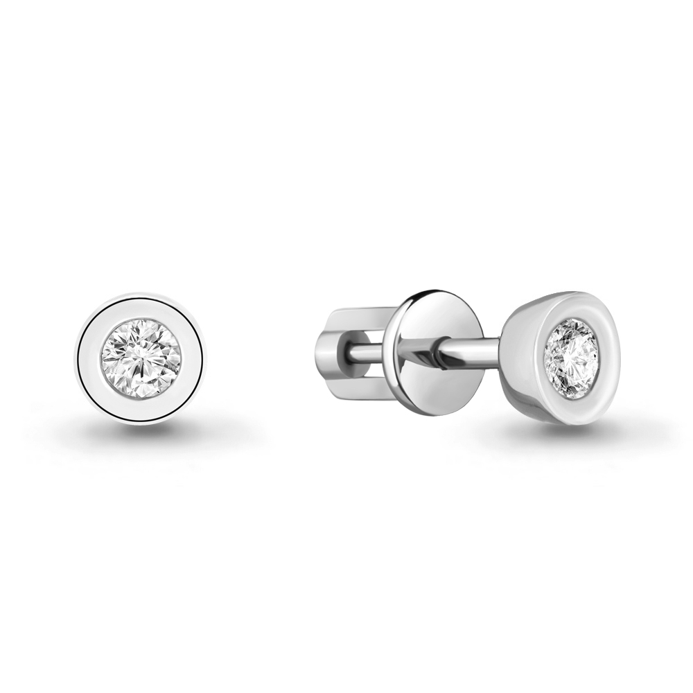 

Серьги из белого золота с бриллиантом Aquamarine Aquamarine 942126_585_бз, 942126_585_бз