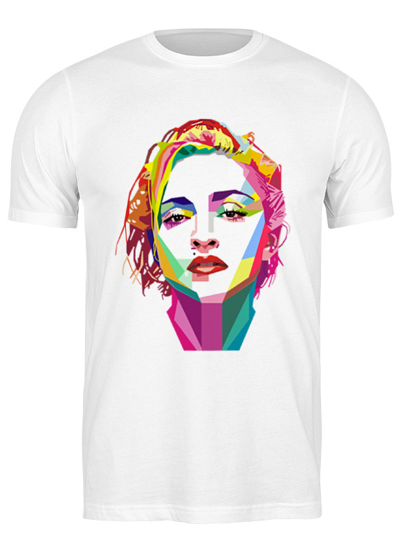 

Футболка мужская Printio Мадонна (madonna) белая S, Белый, Мадонна (madonna)