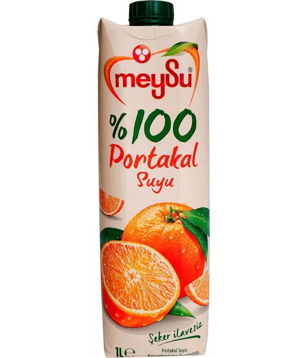 Сок Meysu апельсин 100% 1 л