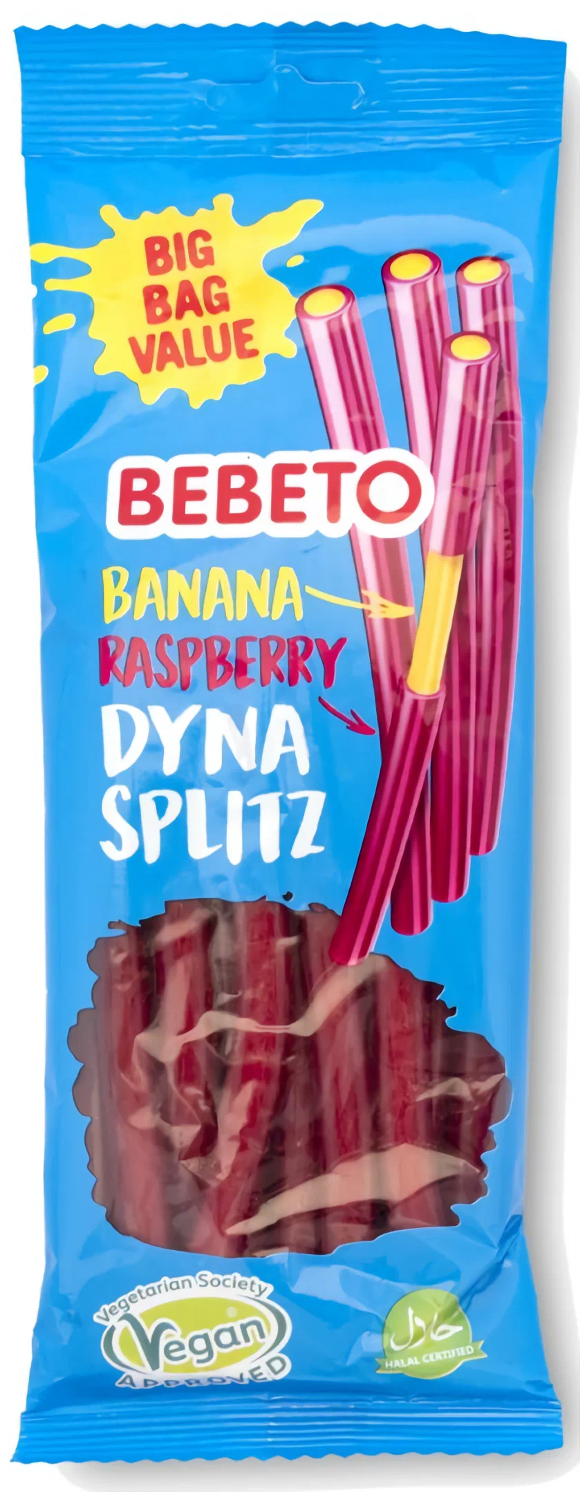 

Мармелад Bebeto Банан и малина жевательный 200 г