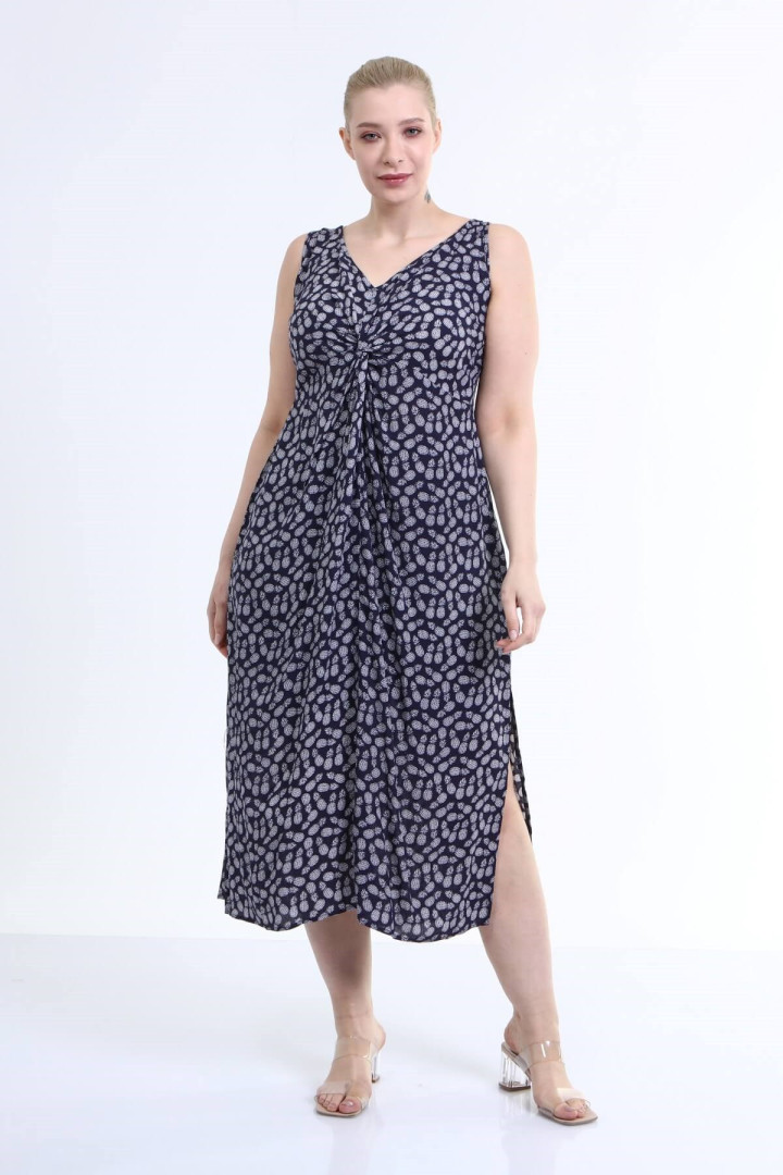 

Платье женское My Line Moda 878 синее L (товары доставляются из-за рубежа), 878