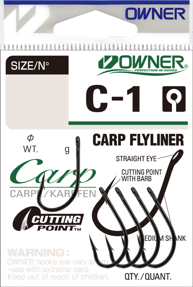 фото Рыболовные крючки owner carp flyliner bc 8, 5 шт.