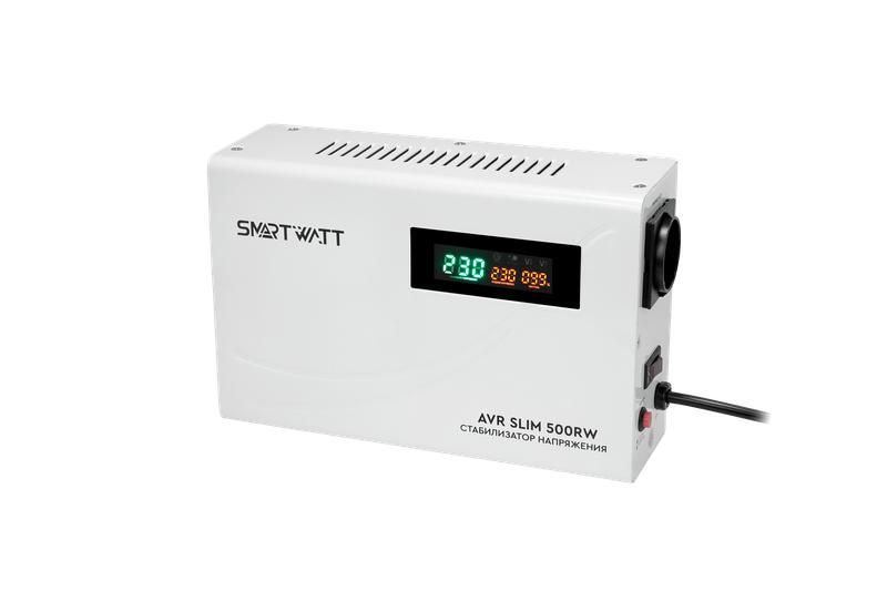 

Стабилизатор напряжения настенный SMARTWATT AVR SLIM 500RW