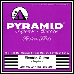 

FF1148 Fusion Flats Комплект струн для электрогитары, хром-никель, 11-48, Pyramid, FF1148