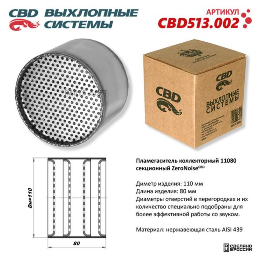 

Пламегаситель коллекторный 11080 секционный из Нерж стали. CBD513.002