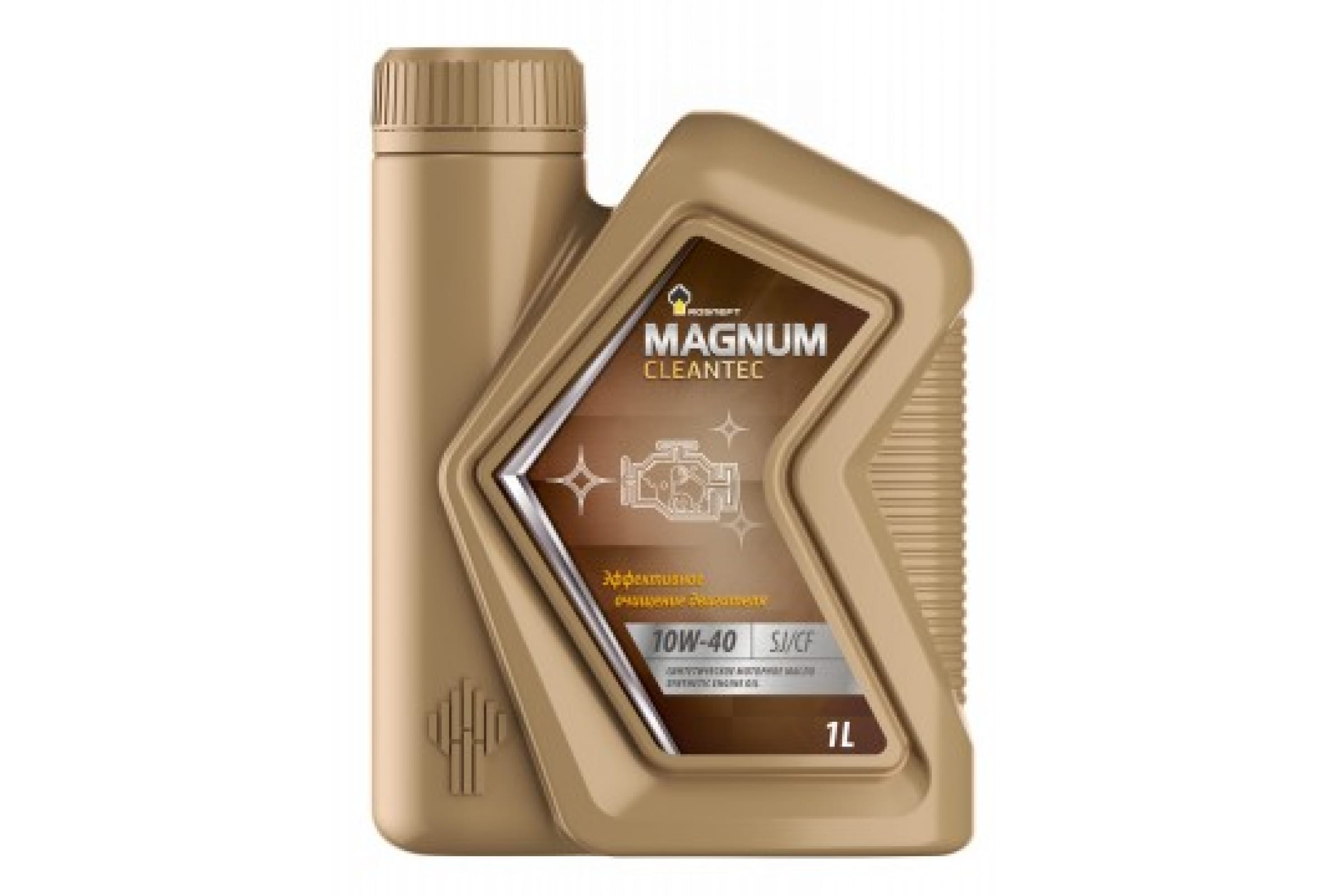 Моторное масло Rosneft Magnum Cleantec 10W-40 синтетическое 1 л 40810032