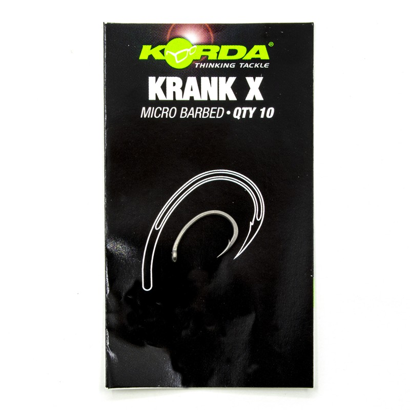 Рыболовные крючки Korda Krank-X 6, 10 шт.