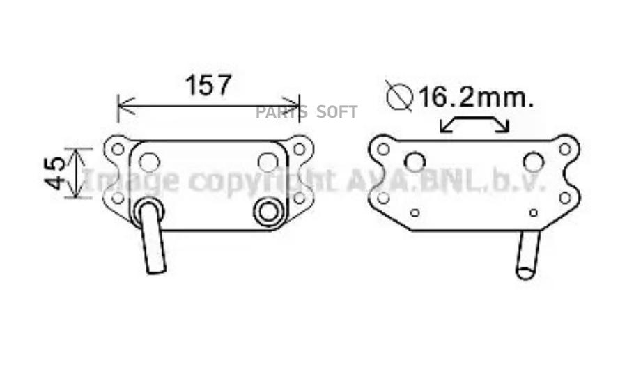 

Радиатор масляный Volvo S60 I/V70 II/Xc90 I 95>14 AVA QUALITY COOLING VO3154