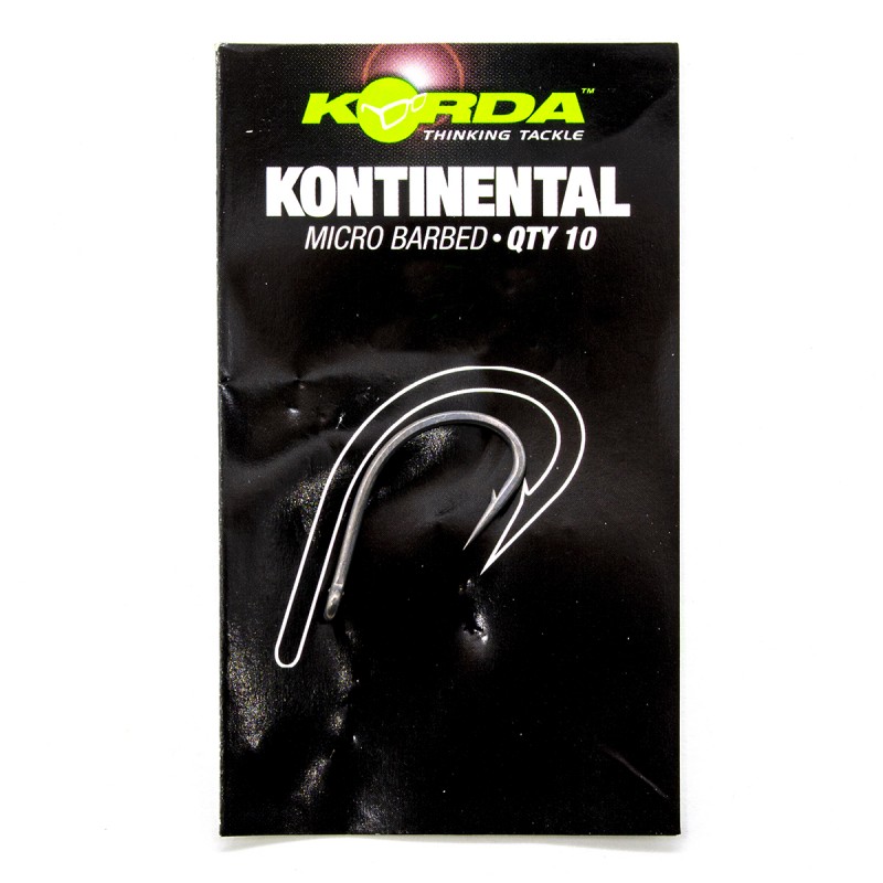 Рыболовные крючки Korda Kontinental 8, 10 шт.