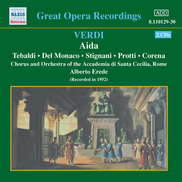 

VERDI: Aida (Tebaldi. del Monaco) (1952) (2 CD)