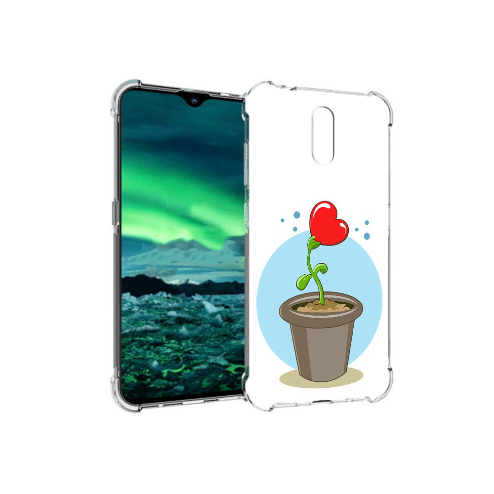 

Чехол MyPads Tocco для Nokia 2.3 Растение любви 14 февраля (PT142254.97.145), Прозрачный, Tocco