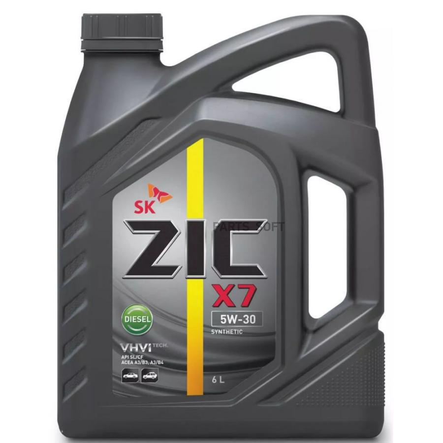 

ZIC Масло моторное ZIC X7 Diesel 5W-30 синтетическое 6 л 172610