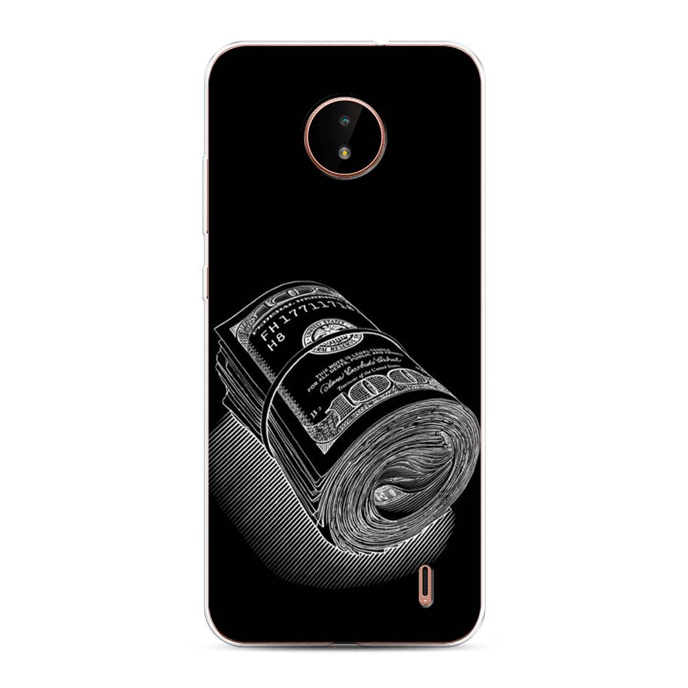 

Чехол Awog на Nokia C20 / Нокиа C20 "Кубышка денег", Черный;серебристый, 124350-5