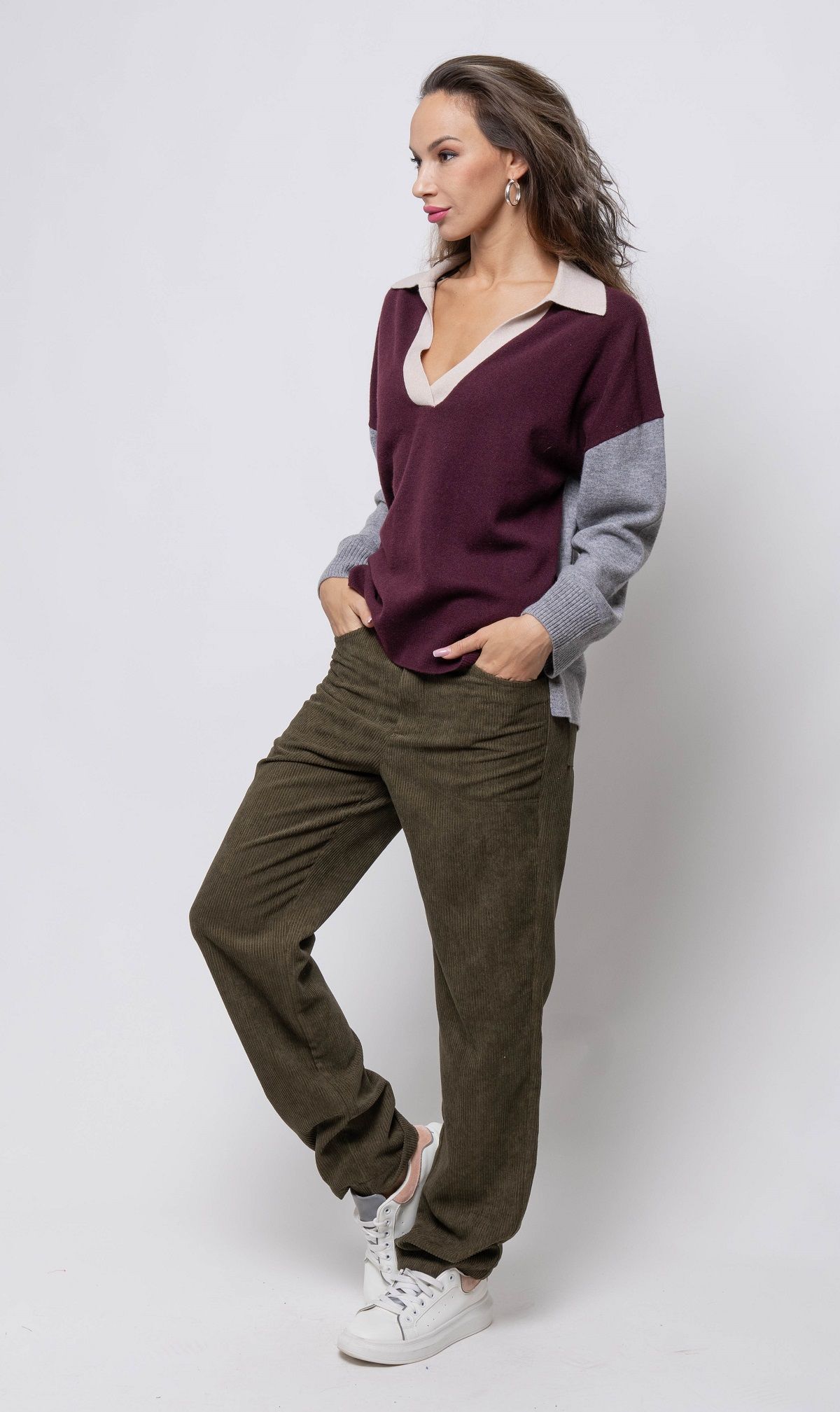 

Брюки женские Gabriela 3342 зеленые 44 RU, Зеленый, 3342