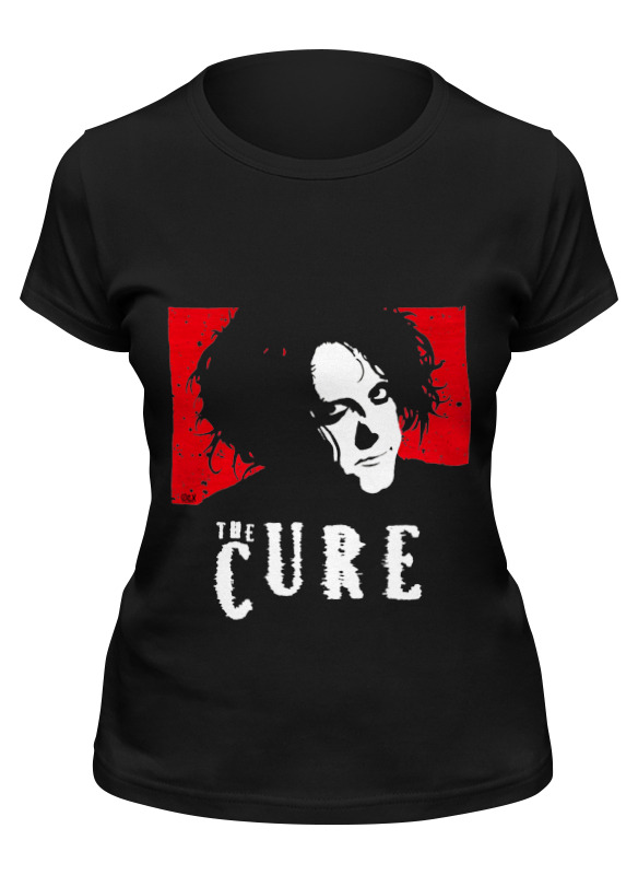 

Футболка женская Printio The cure черная 2XL, Черный, The cure