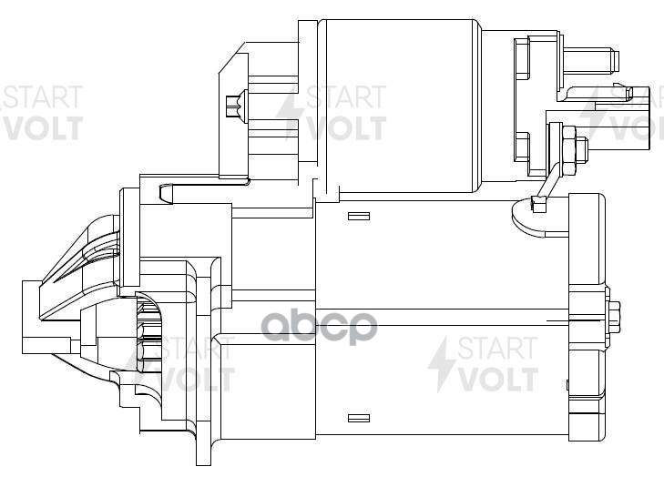 

Стартер Chery Tiggo 8 Pro (22-)/Exeed Txl (22-)/Omoda C5 (22-) 1.6Tgi 1,4Квт STARTVOLT