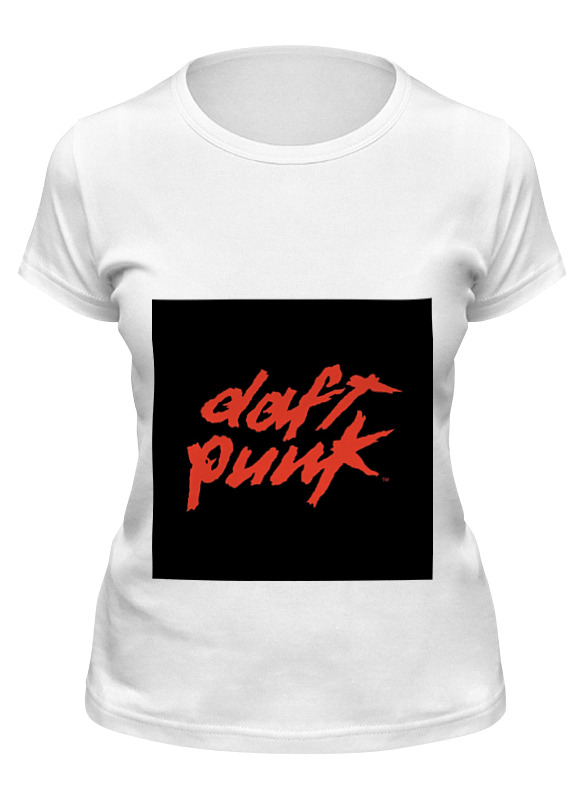 Футболка женская Printio Daft punk белая 2XL