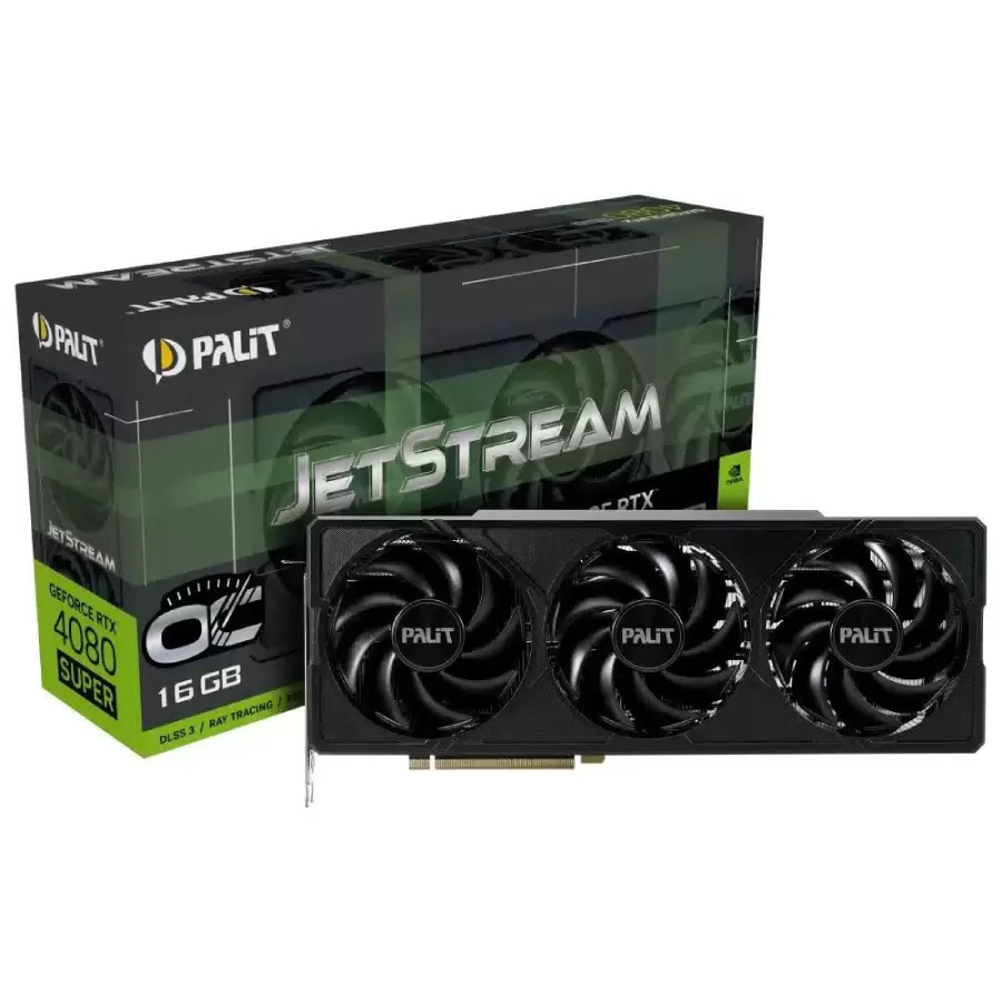 

Видеокарта Palit NVIDIA GeForce RTX 4080 Super Jetstream OC, Черный, GeForce RTX 4080 Super Jetstream OC