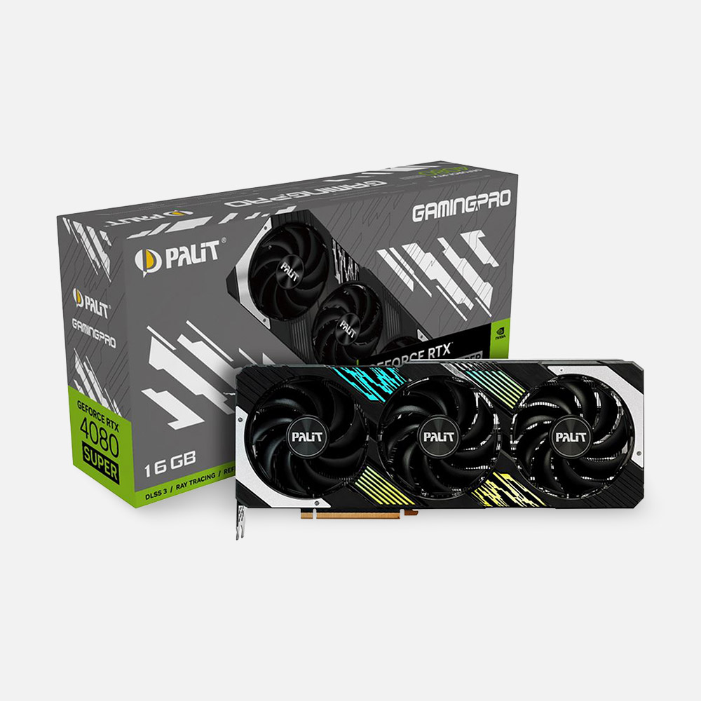 

Видеокарта Palit RTX4080 Super Gamingpro 16GB [NED408S019T2-1032A], Черный, RTX 4080 SUPER GAMINGPRO 16G