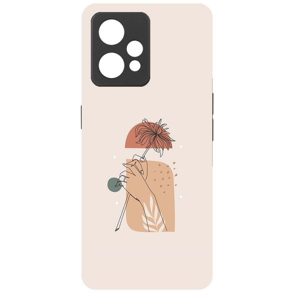 

Чехол-накладка Krutoff Soft Case Романтика для Realme 9 Pro+ черный