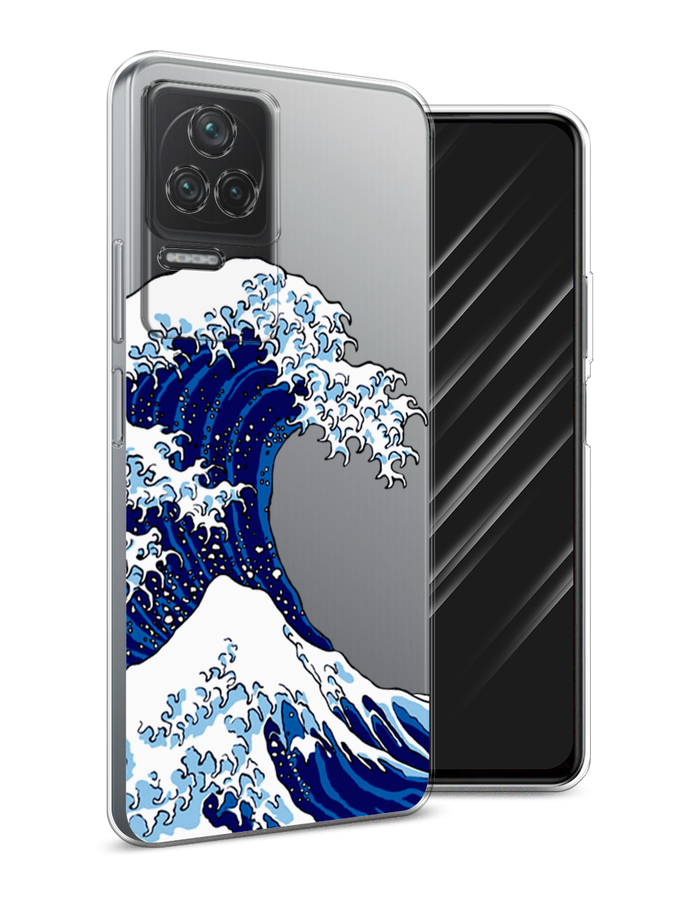 

Чехол Awog на Poco F4/Redmi K40S "Волна в Канагаве", Разноцветный, 314650-4