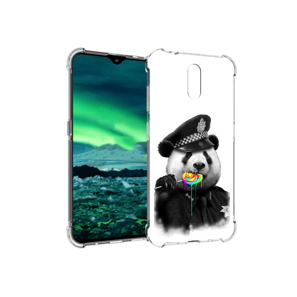 

Чехол MyPads Tocco для Nokia 2.3 Панда полиция (PT142254.97.130), Прозрачный, Tocco