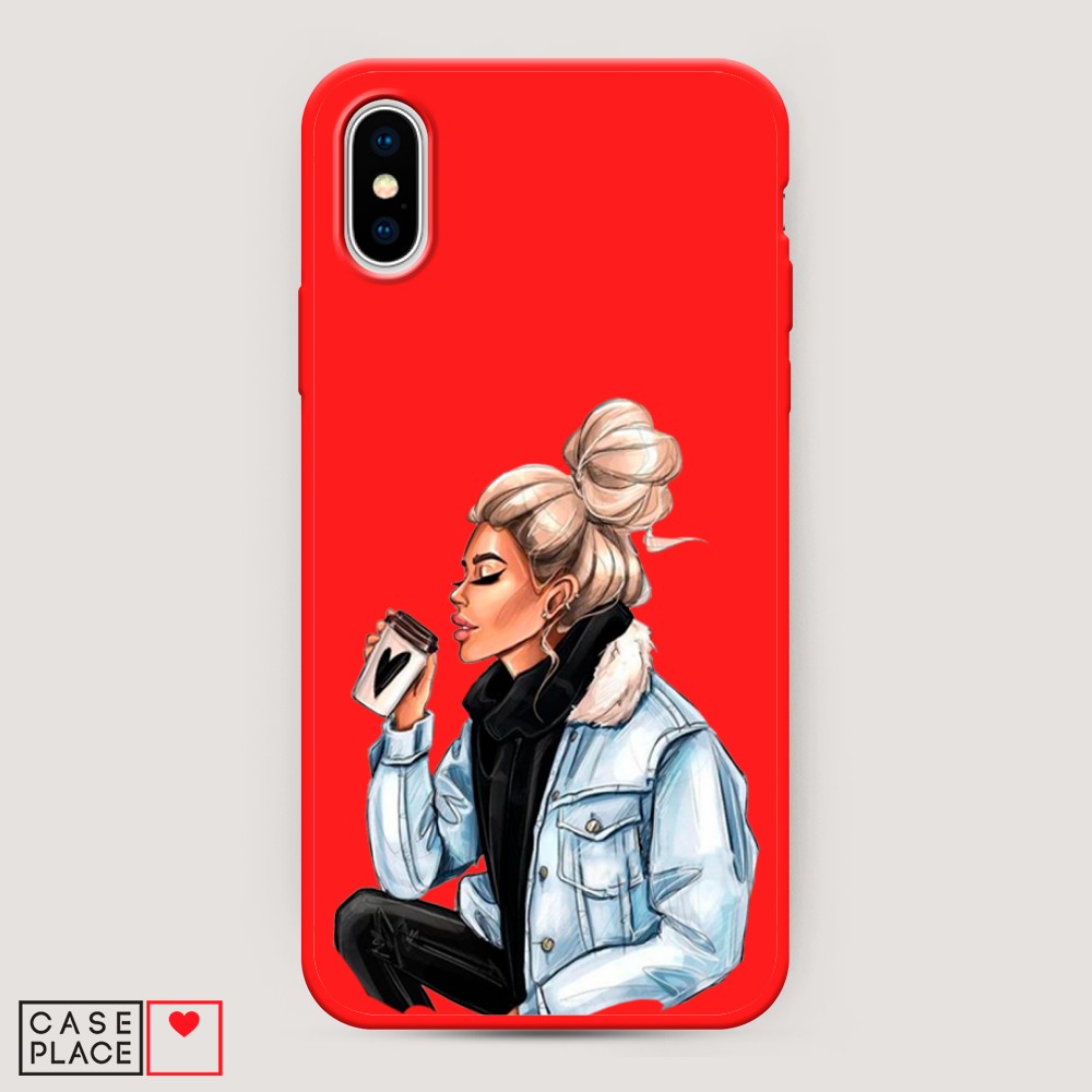 

Чехол Awog на Apple iPhone XS Max (10S Max) / Айфон XS Max (10S Max) "Cute girl", Разноцветный, 11953-1