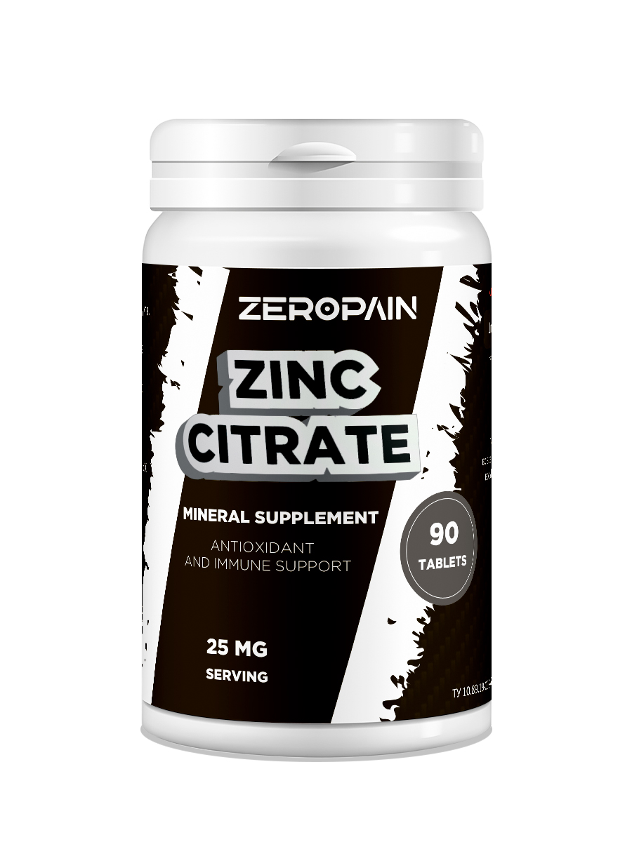 Цинк Zero Pain 25мг 90 таблеток