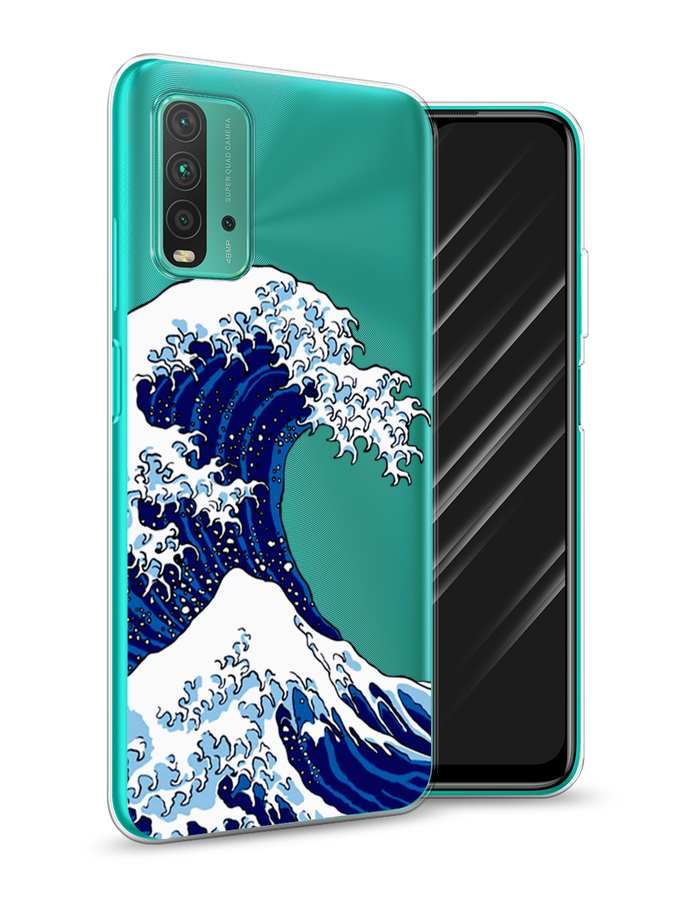 

Чехол Awog на Xiaomi Redmi 9T "Волна в Канагаве", Разноцветный, 39850-4