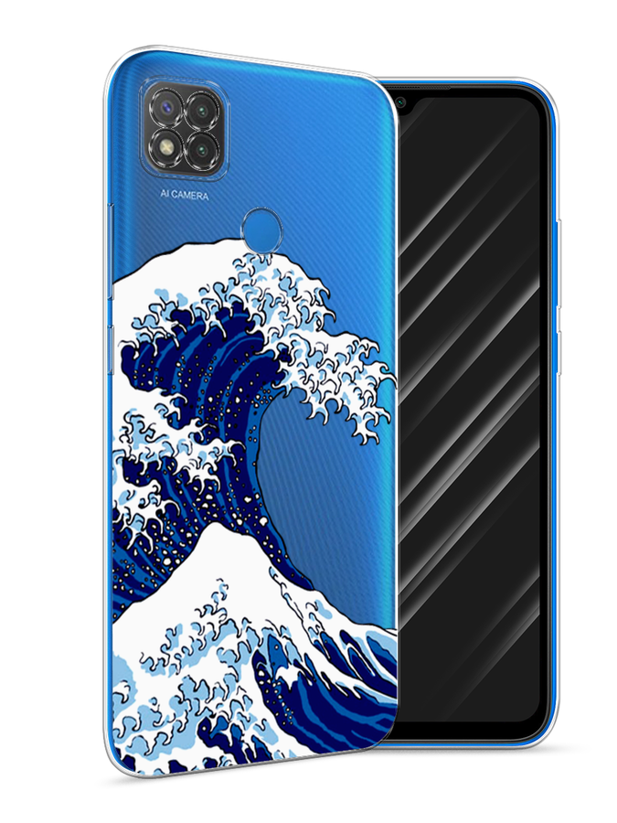 

Чехол Awog на Xiaomi Redmi 9C "Волна в Канагаве", Разноцветный, 39050-4
