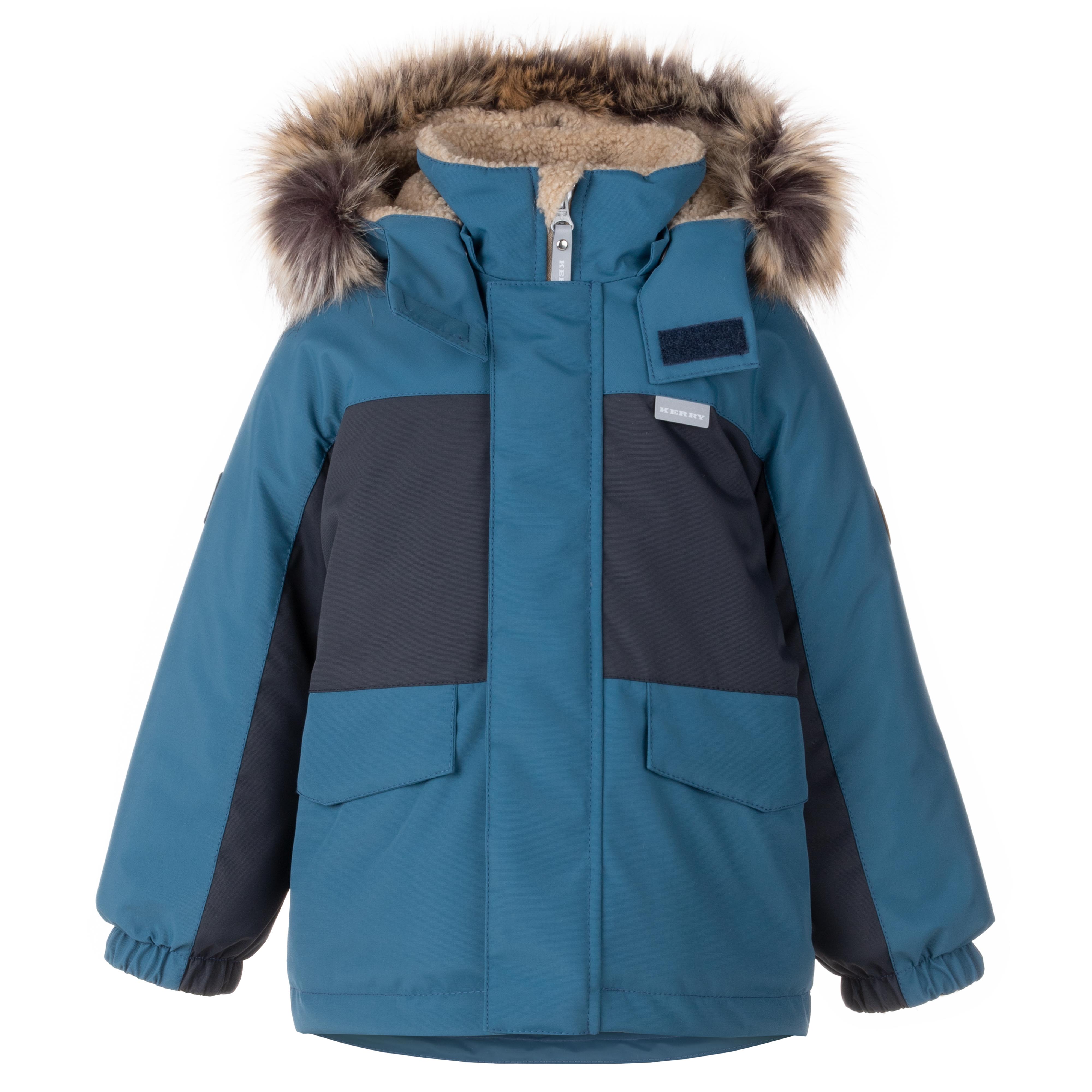 Куртка детская KERRY K23438, синий, черный, 116