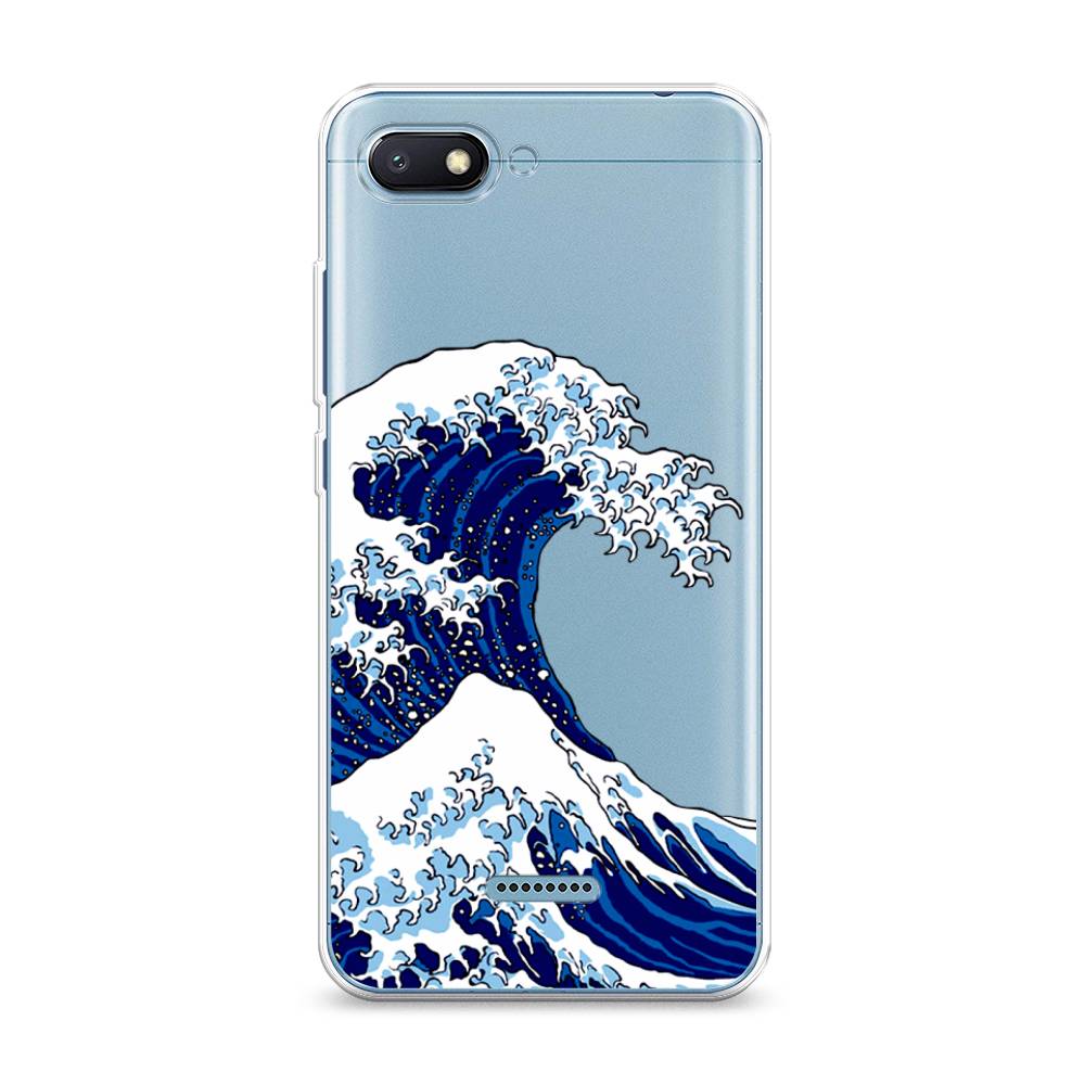 

Чехол Awog на Xiaomi Redmi 6A "Волна в Канагаве", Разноцветный, 34150-4