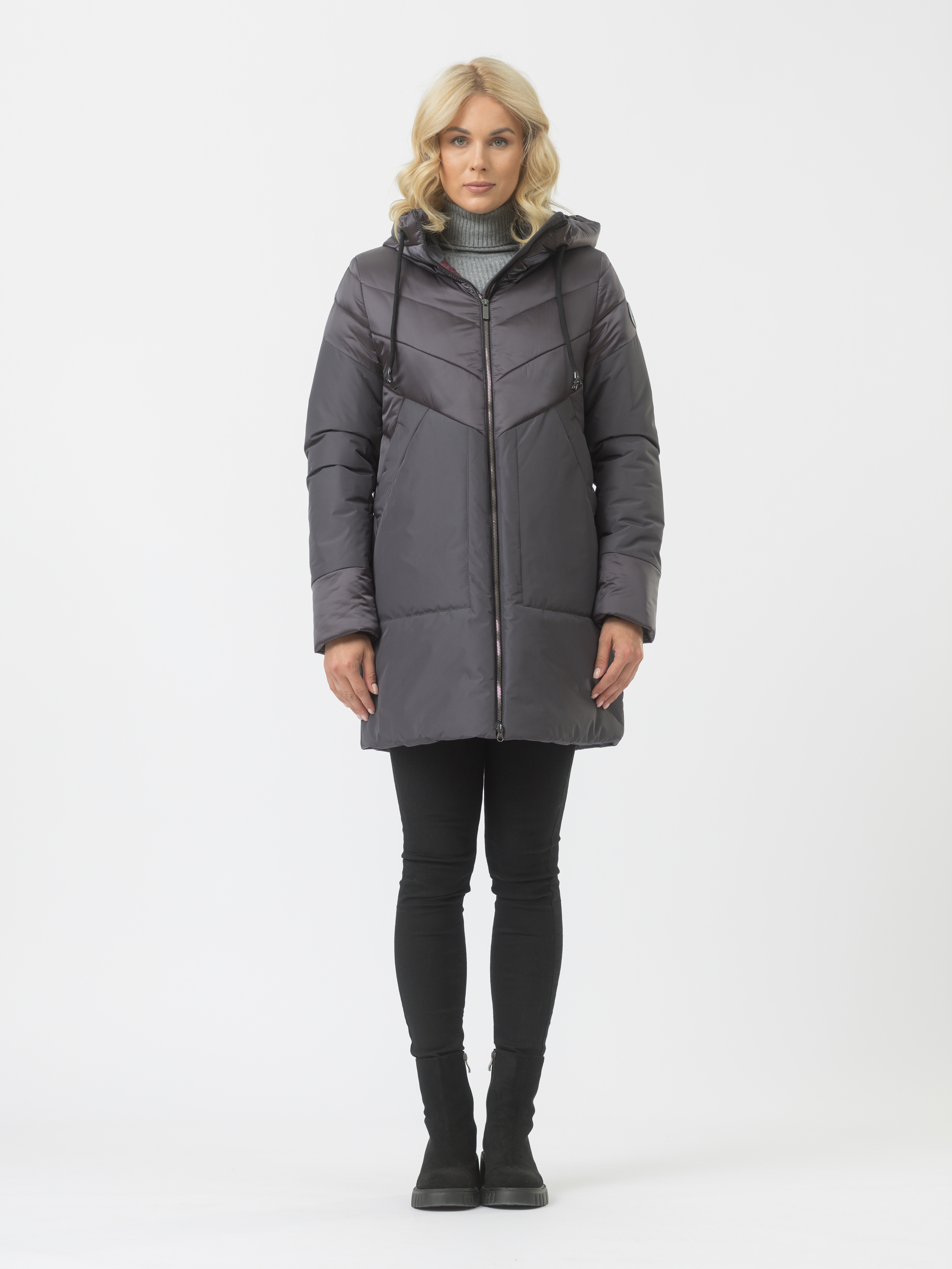

Куртка женская Maritta 30-3008-10 фиолетовая 52 EU, Фиолетовый, 30-3008-10