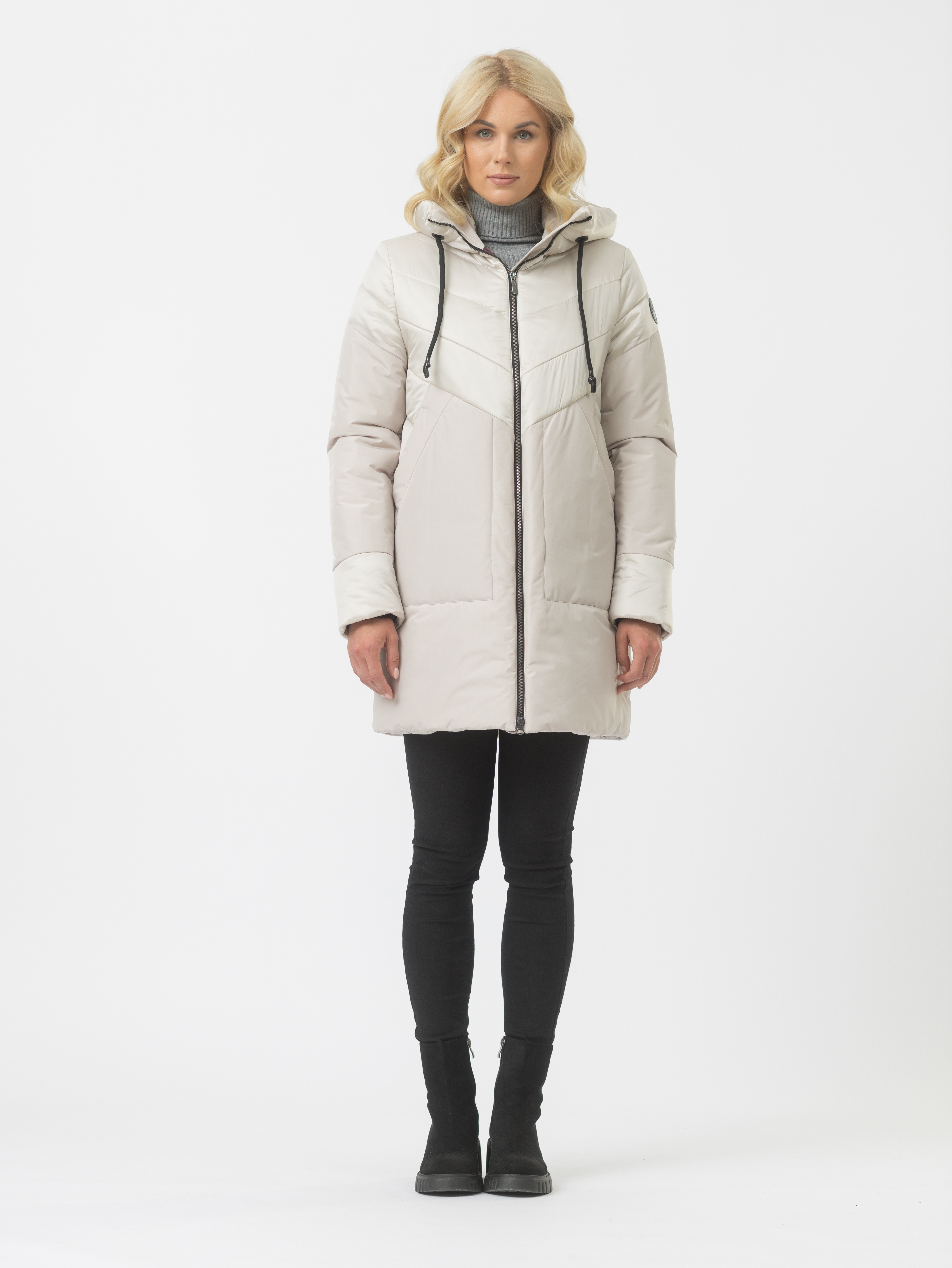 

Куртка женская Maritta 30-3008-10 бежевая 52 EU, Бежевый, 30-3008-10