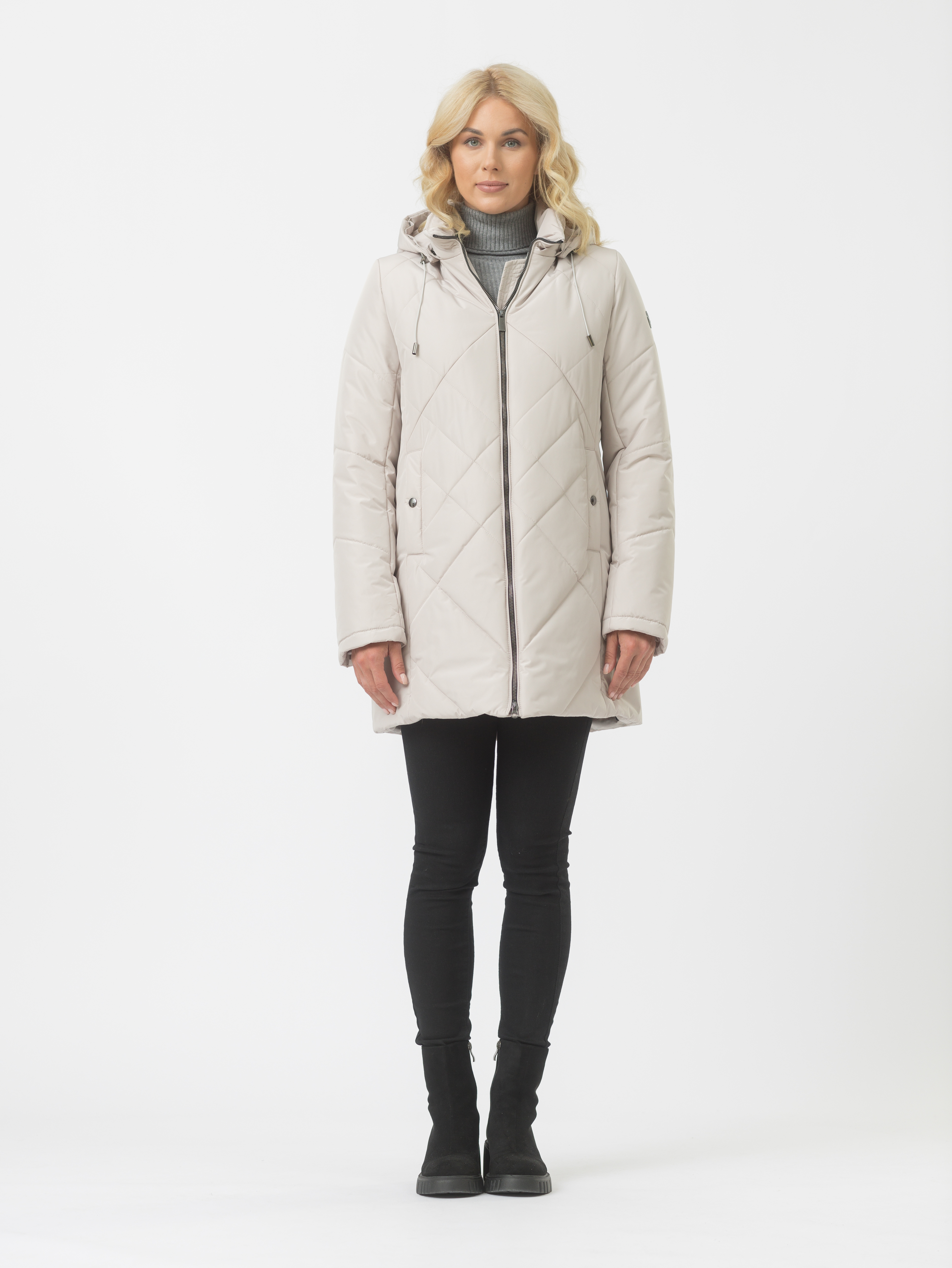

Куртка женская Maritta 30-3024-10 бежевая 52 EU, Бежевый, 30-3024-10