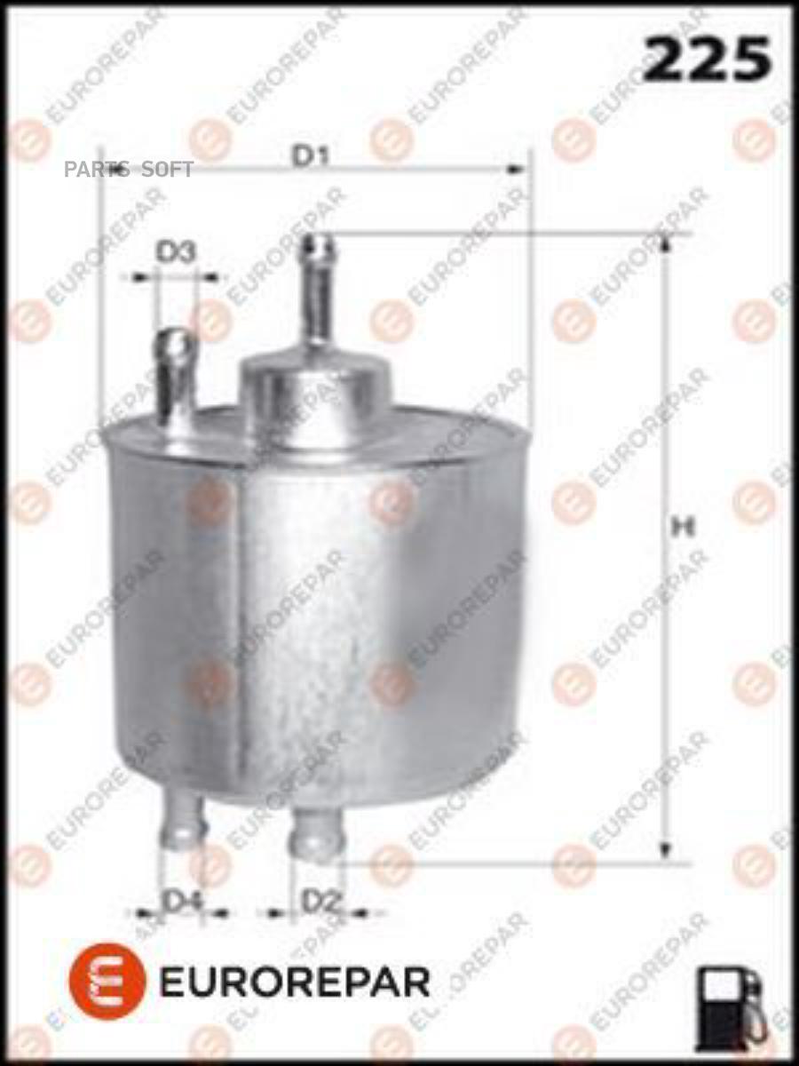 

EUROREPAR E145091 Фильтр топливный () 1шт