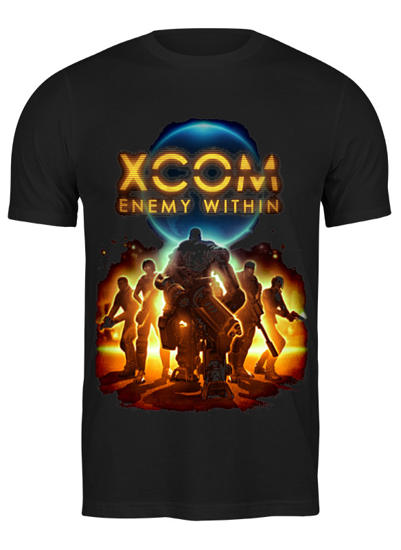

Футболка мужская Printio X-com 2 черная L, Черный, X-com 2
