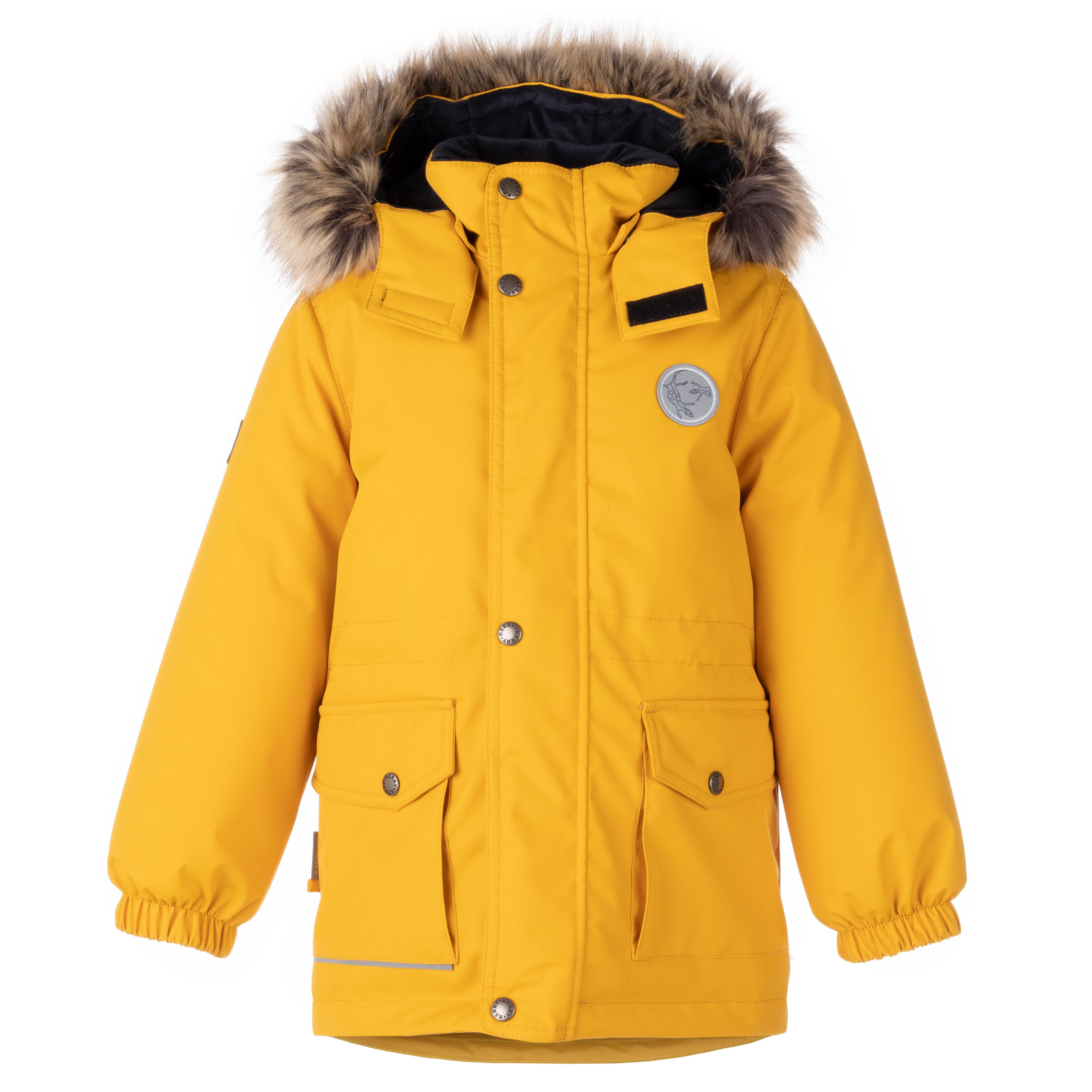 Куртка детская KERRY K23439, желтый, 134 тонер картридж kyocera tk 560y 10000 стр желтый для p6030cdn fs c5300dn fs c5350dn