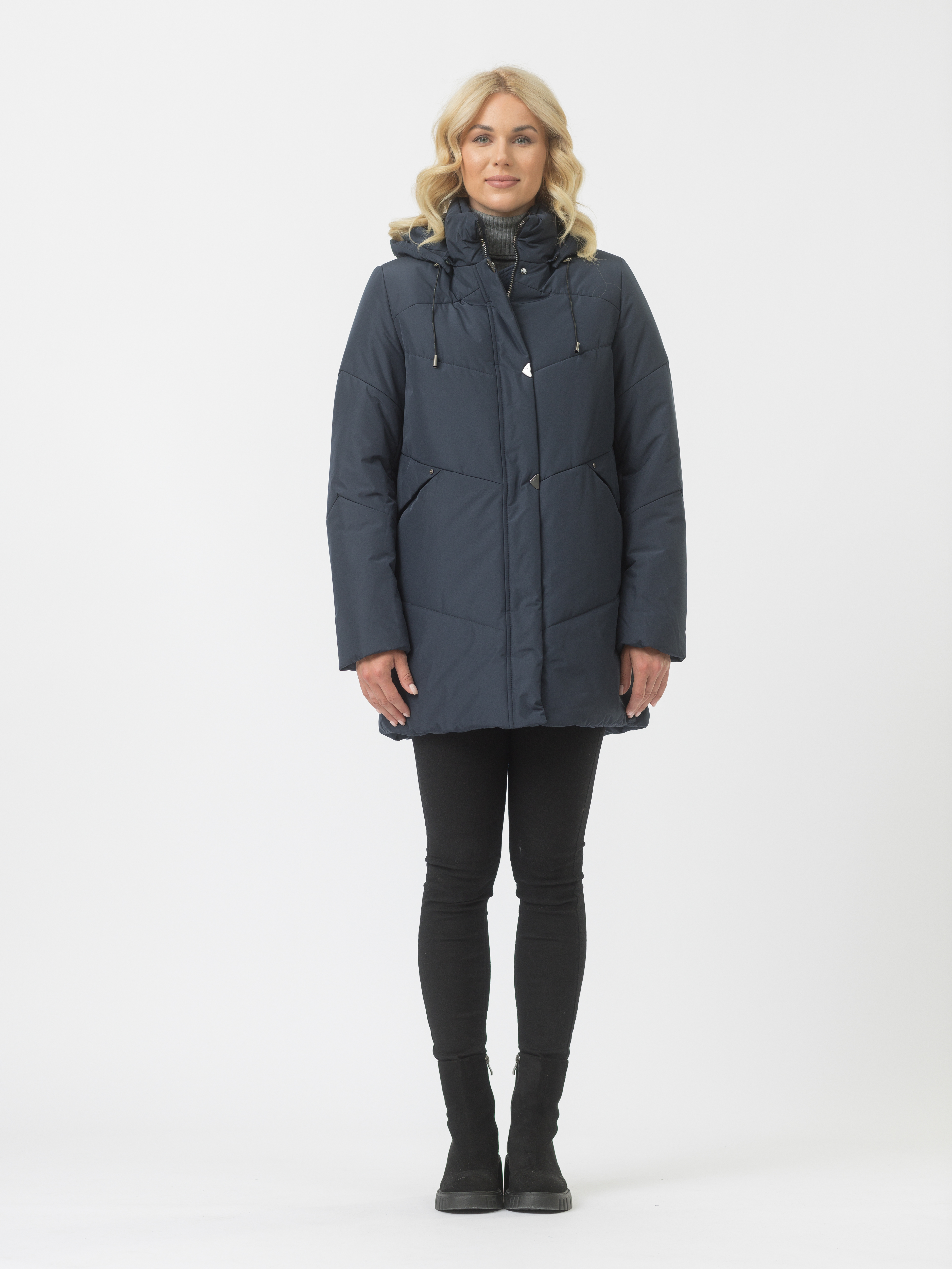 

Куртка женская Maritta 30-3018-10 синяя 42 EU, Синий, 30-3018-10