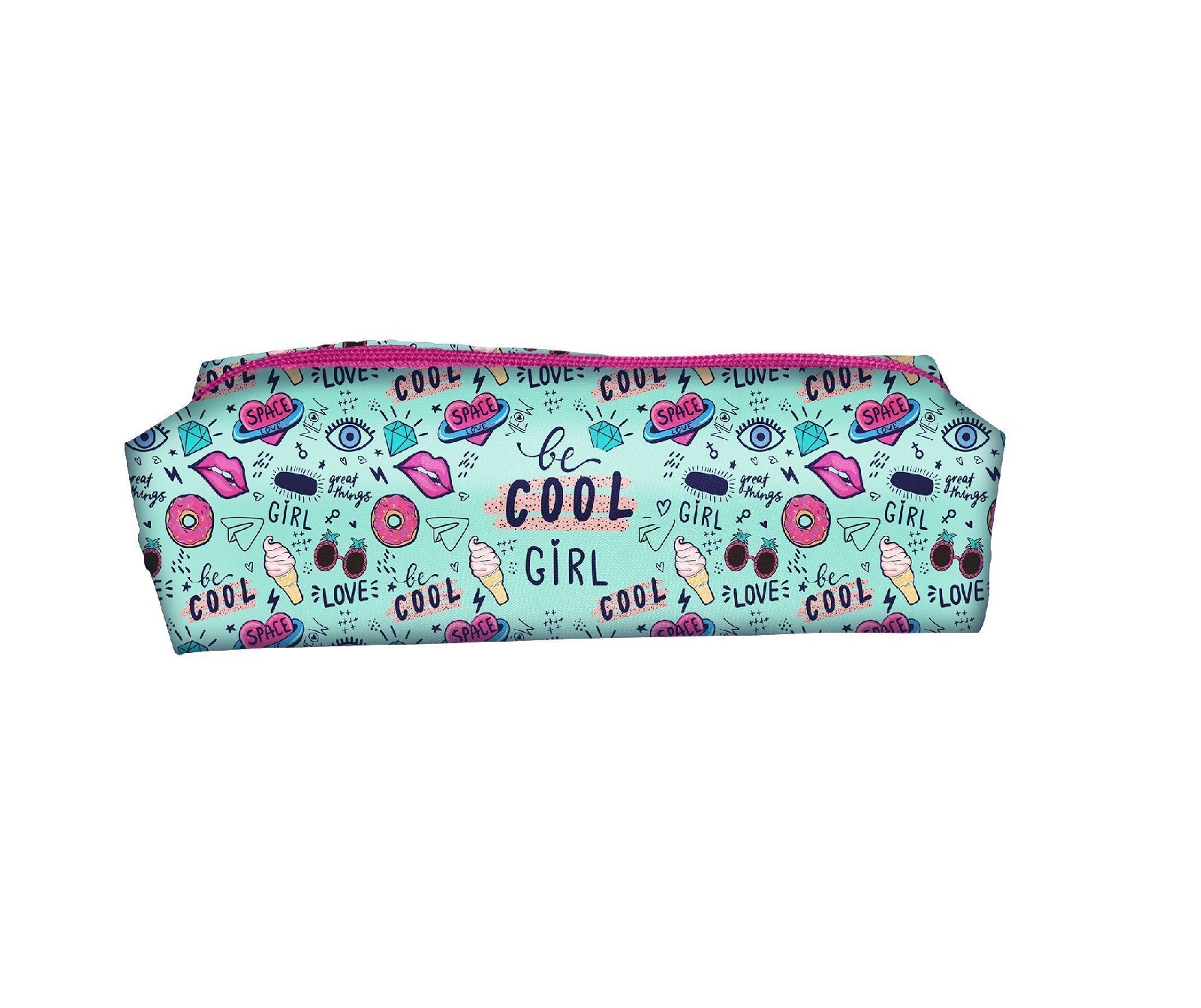 

Пенал-тубус Schoolformat Stay Cool 1 секционный прямоугольный 195 х 45 х 45 мм, Stay Cool