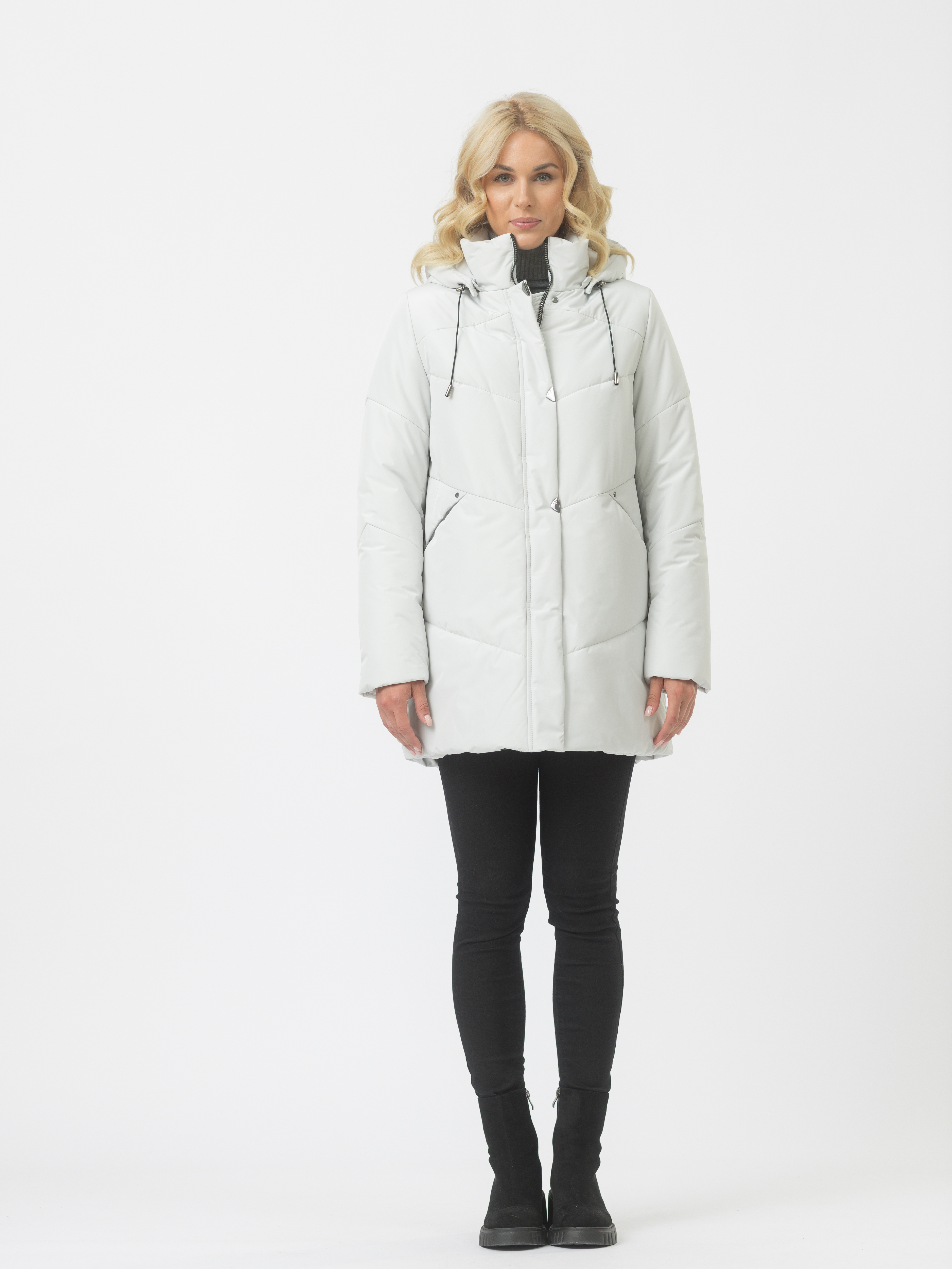 

Куртка женская Maritta 30-3018-10 серая 42 EU, Серый, 30-3018-10