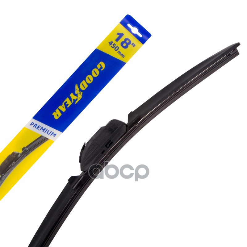 

Щетка стеклоочистителя 450 мм бескаркасная 1 шт Goodyear PREMIUM GY000438