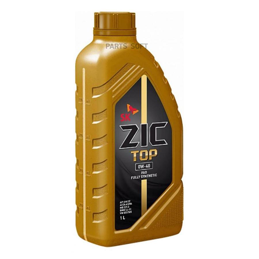 

ZIC Масло моторное ZIC TOP 0W-40 синтетическое 1 л 132611
