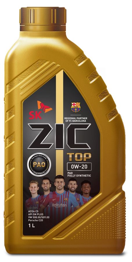 

ZIC Масло моторное ZIC TOP 0W-20 синтетическое 1 л 132679