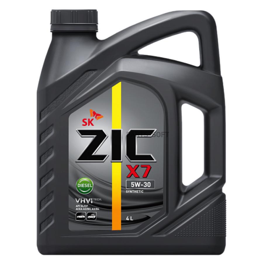 

ZIC Масло мотор. ZIC X7 Diesel 5W-30 (4л)