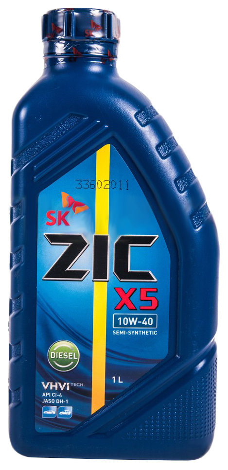 

ZIC Масло мотор. ZIC X5 Diesel 10W-40 (1л)