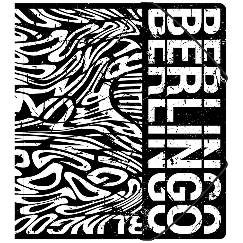 

Папка для тетрадей на резинке Berlingo Monochrome (А5+, 600мкм) с рисунком (FB5_A5S01)