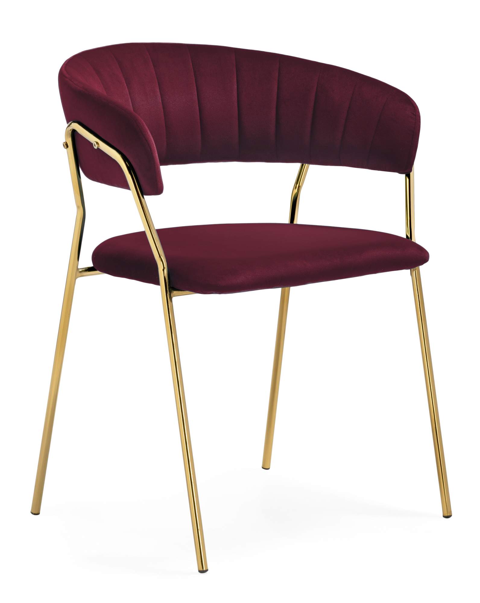 

Стул на металлокаркасе ЛайфМебель Kamelia 1 wine red / gold, Kamelia 1