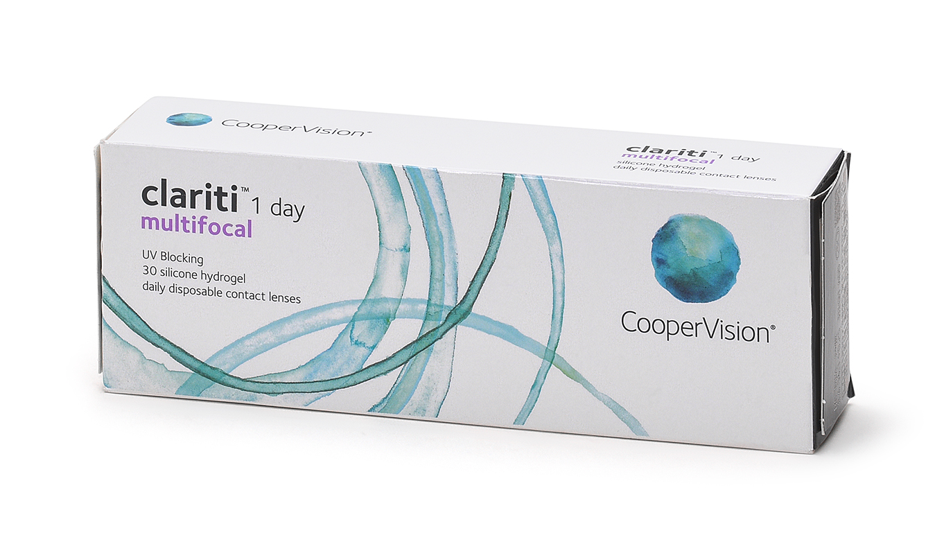 Контактные линзы CooperVision clariti 1-day multifocal, 30 линз, ADD LOW +4,00 BC 8,6