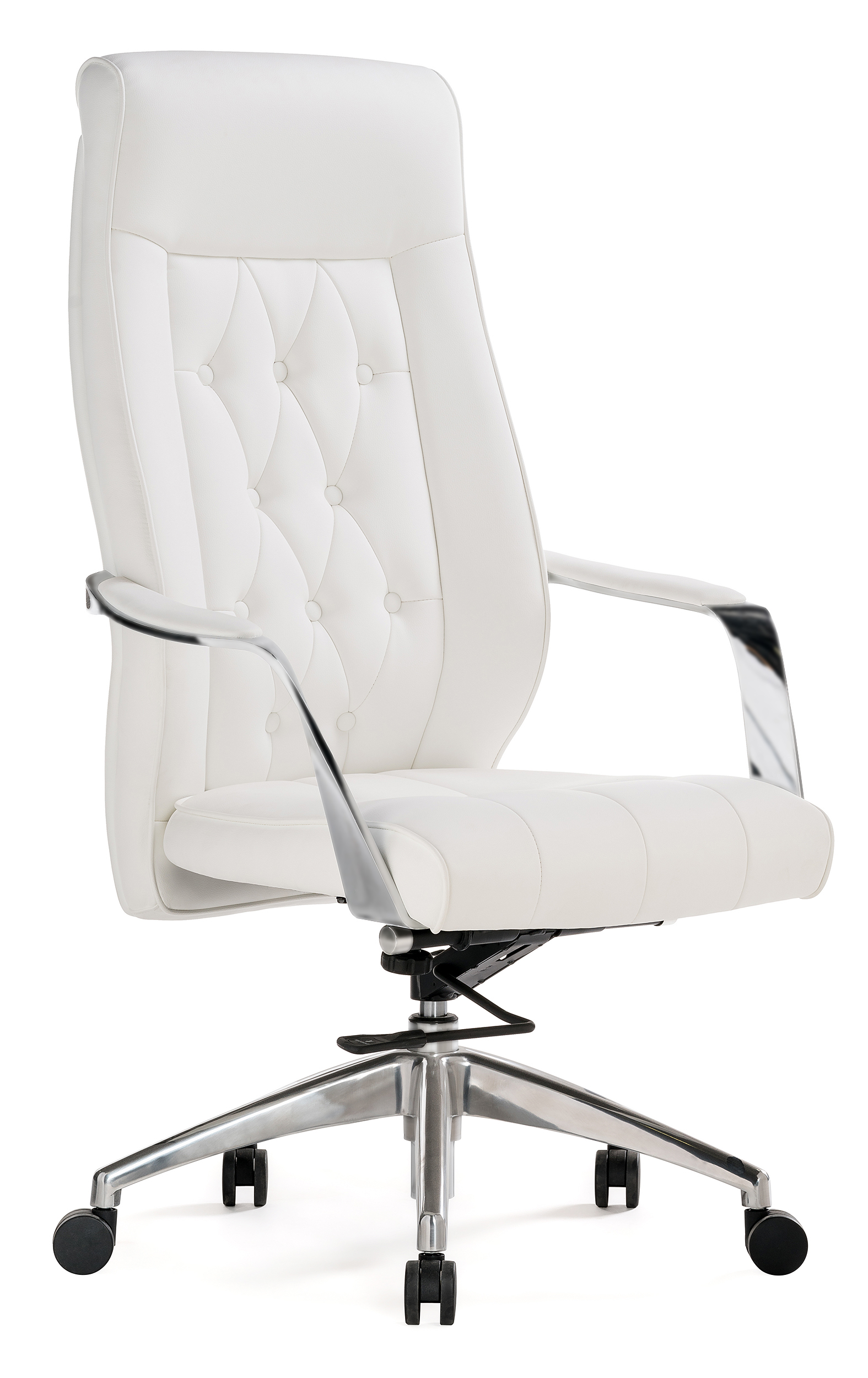 Компьютерное кресло Woodville Sarabi white / satin chrome